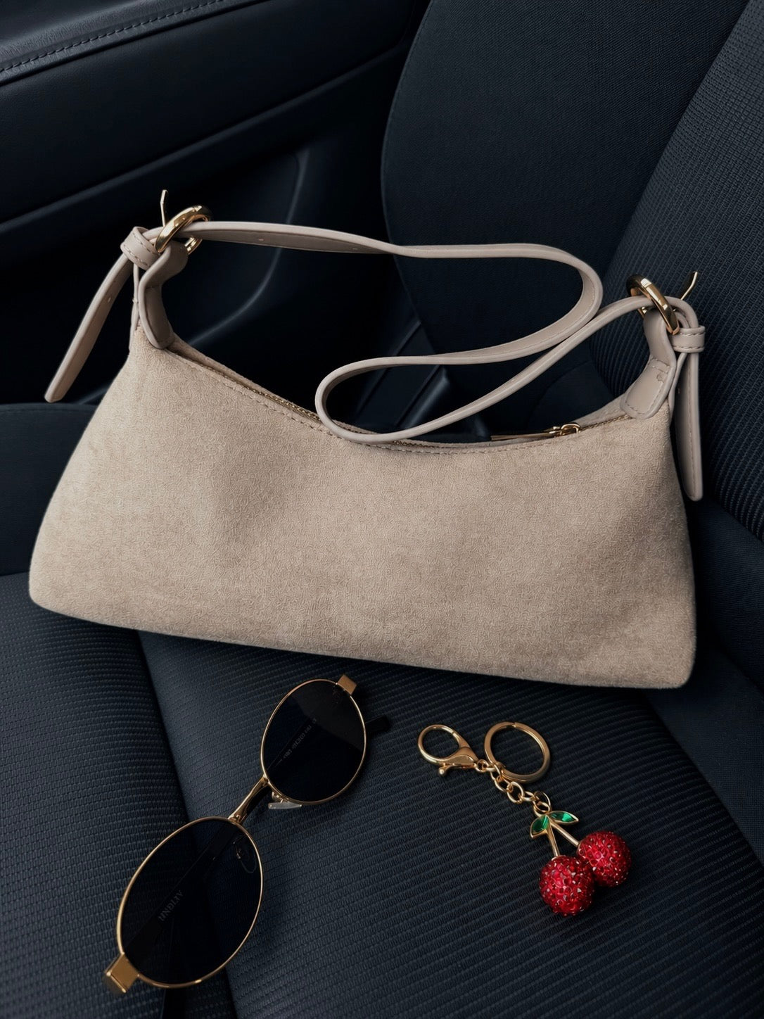 September Suede Bag