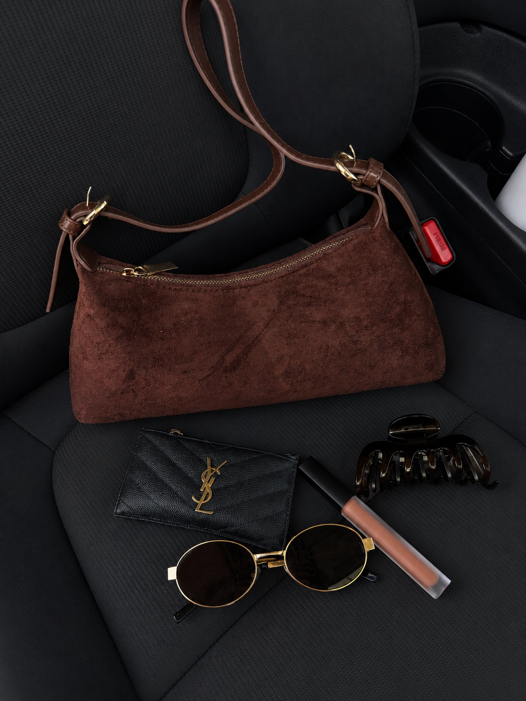 September Suede Bag