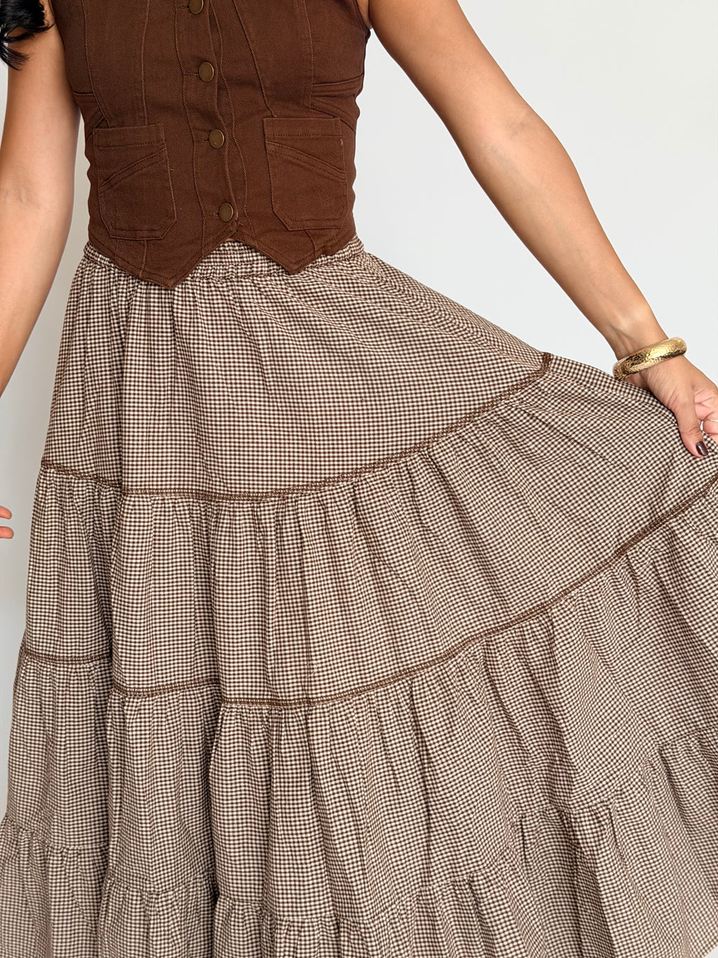 October Picnic Midi Skirt