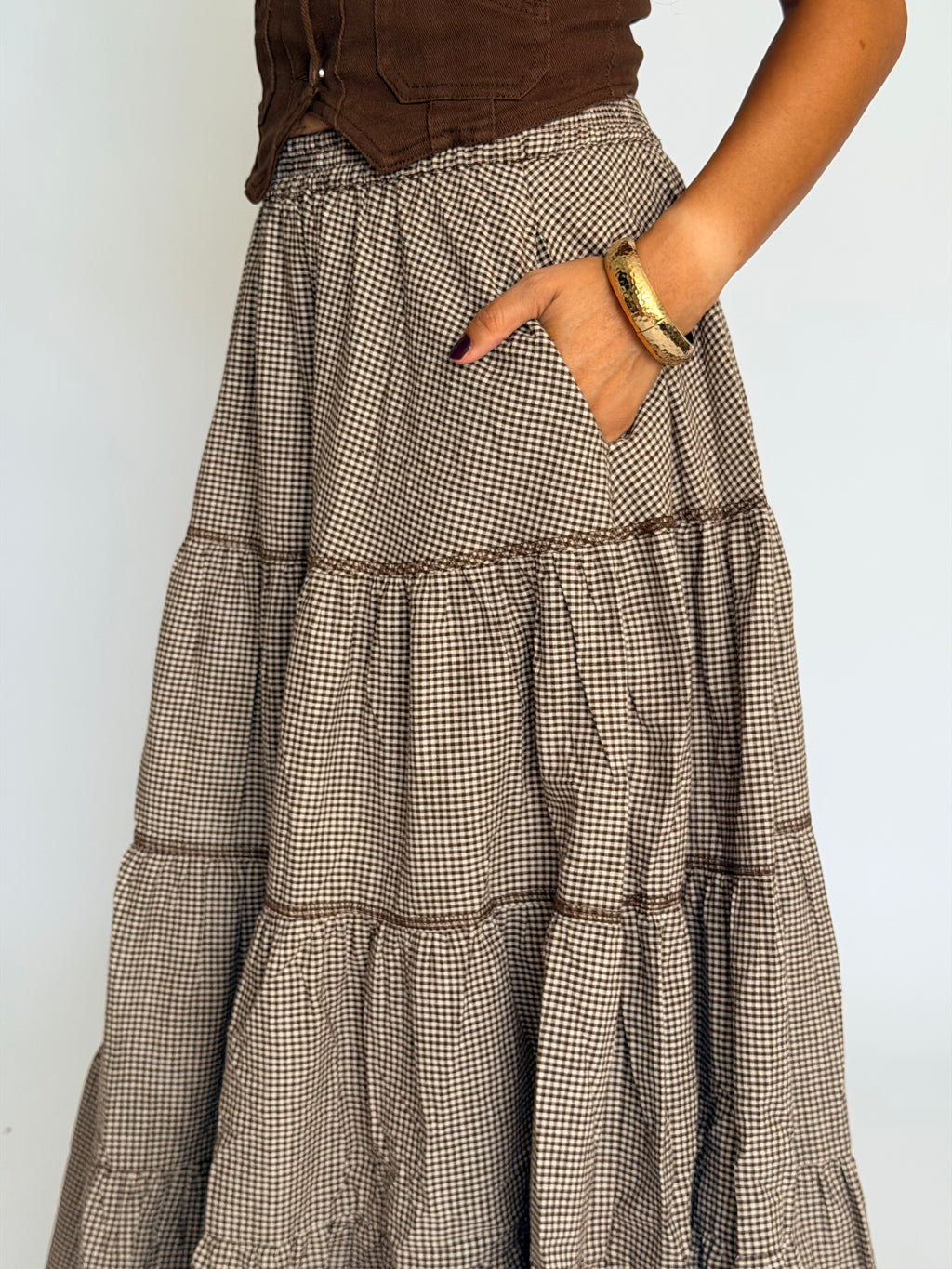 October Picnic Midi Skirt