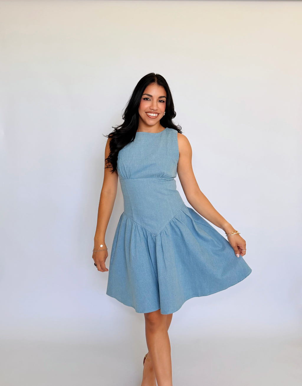 The Sweet Escape Denim Dress