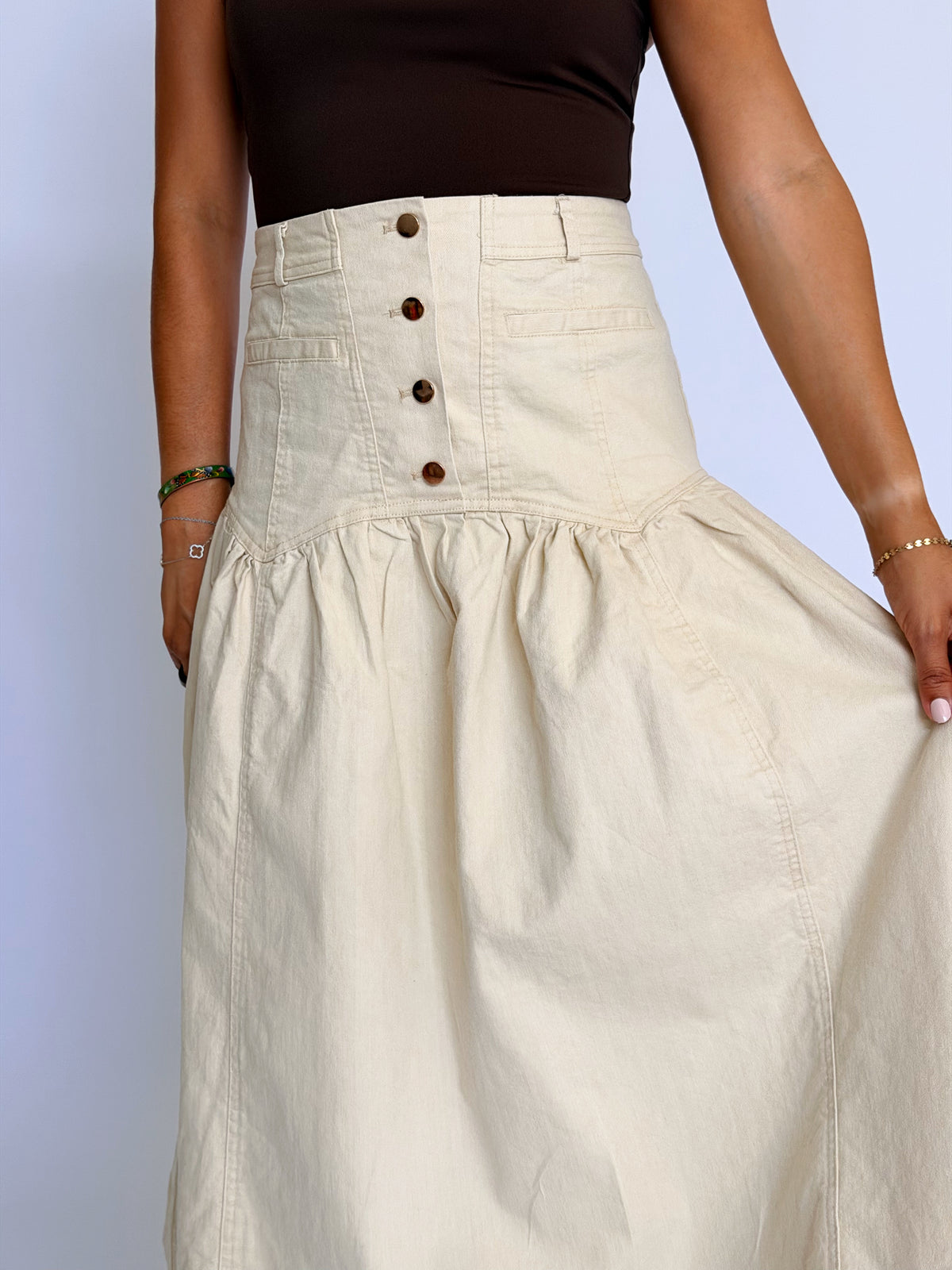 In Between Seasons Midi Skirt