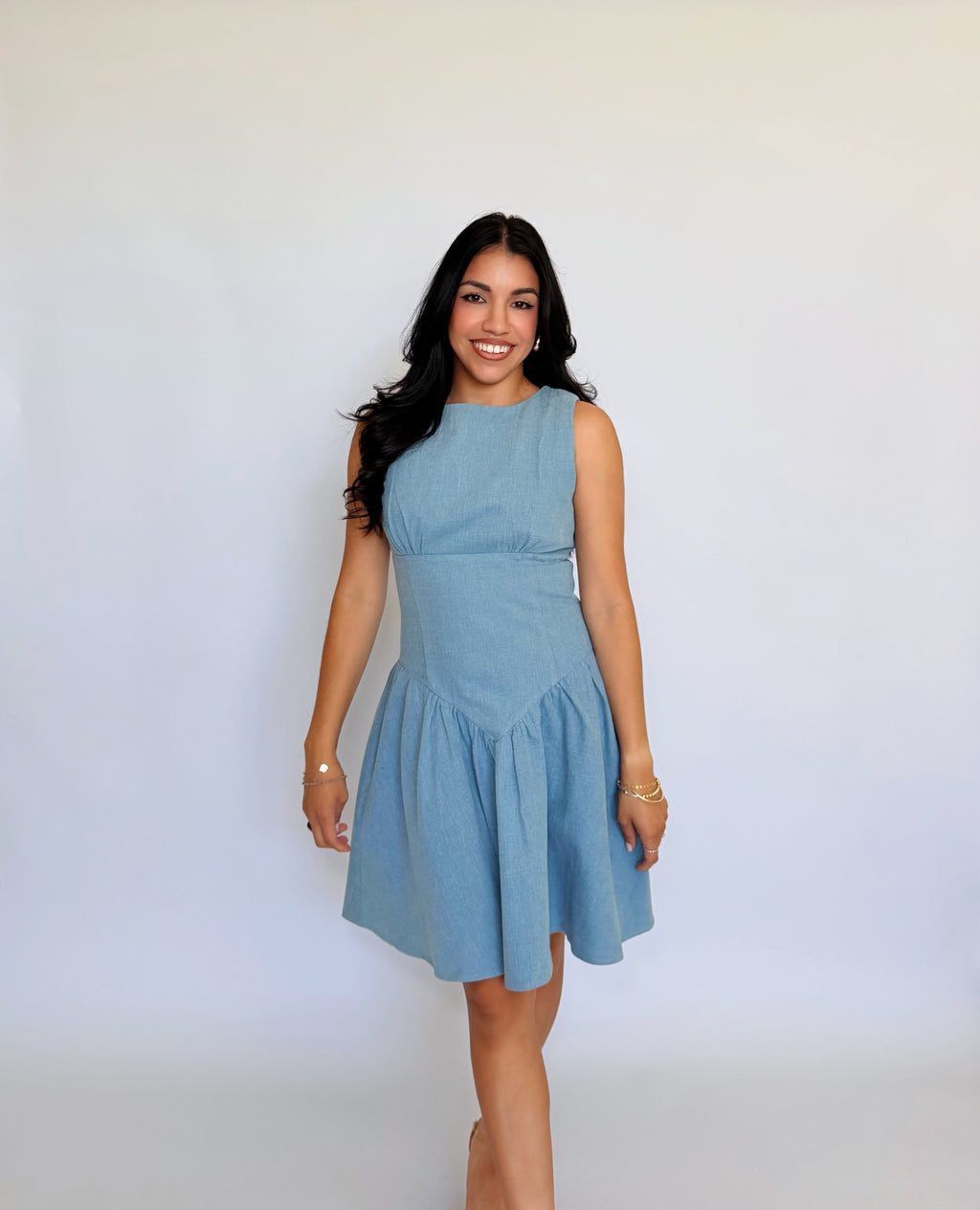 The Sweet Escape Denim Dress
