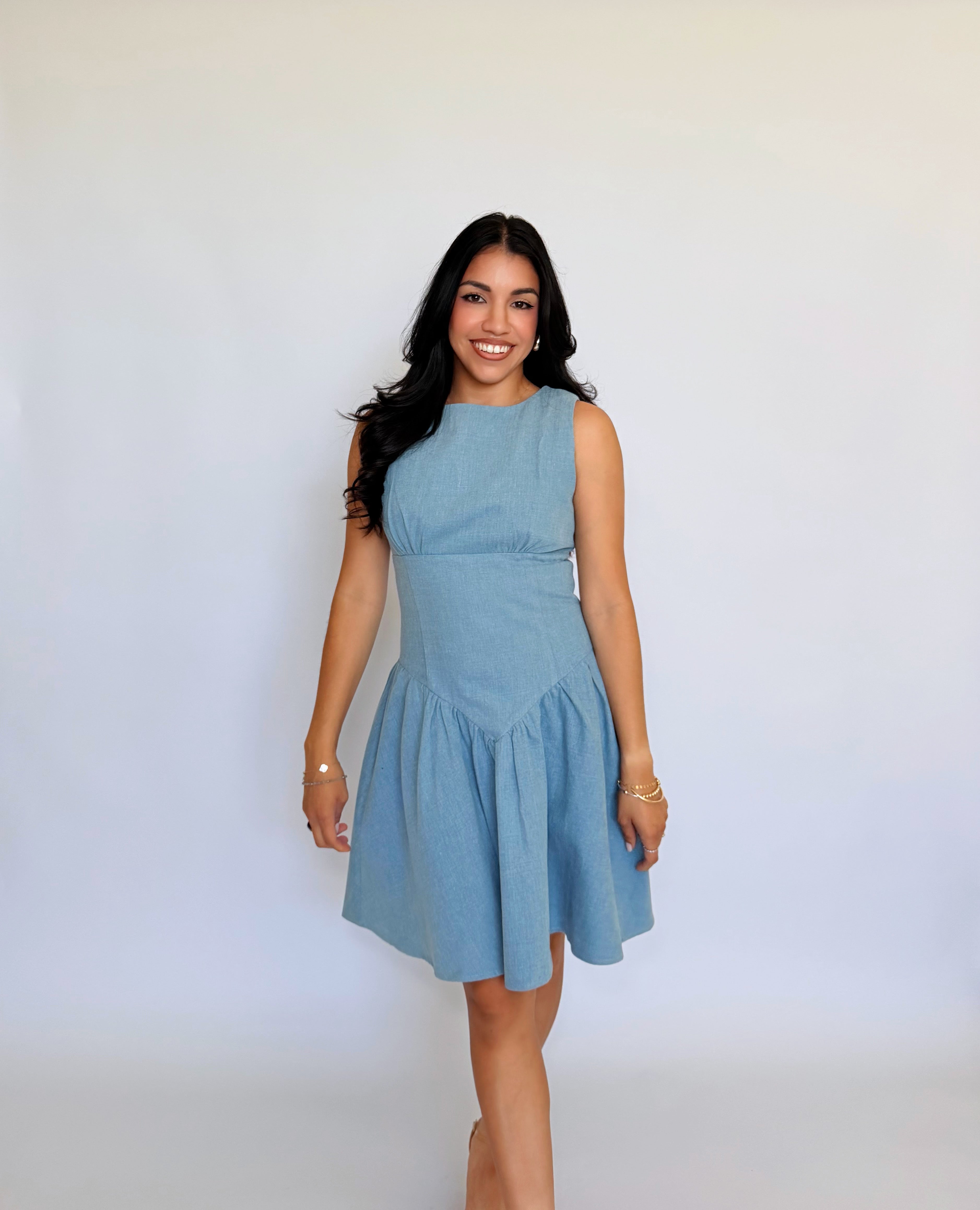 The Sweet Escape Denim Dress