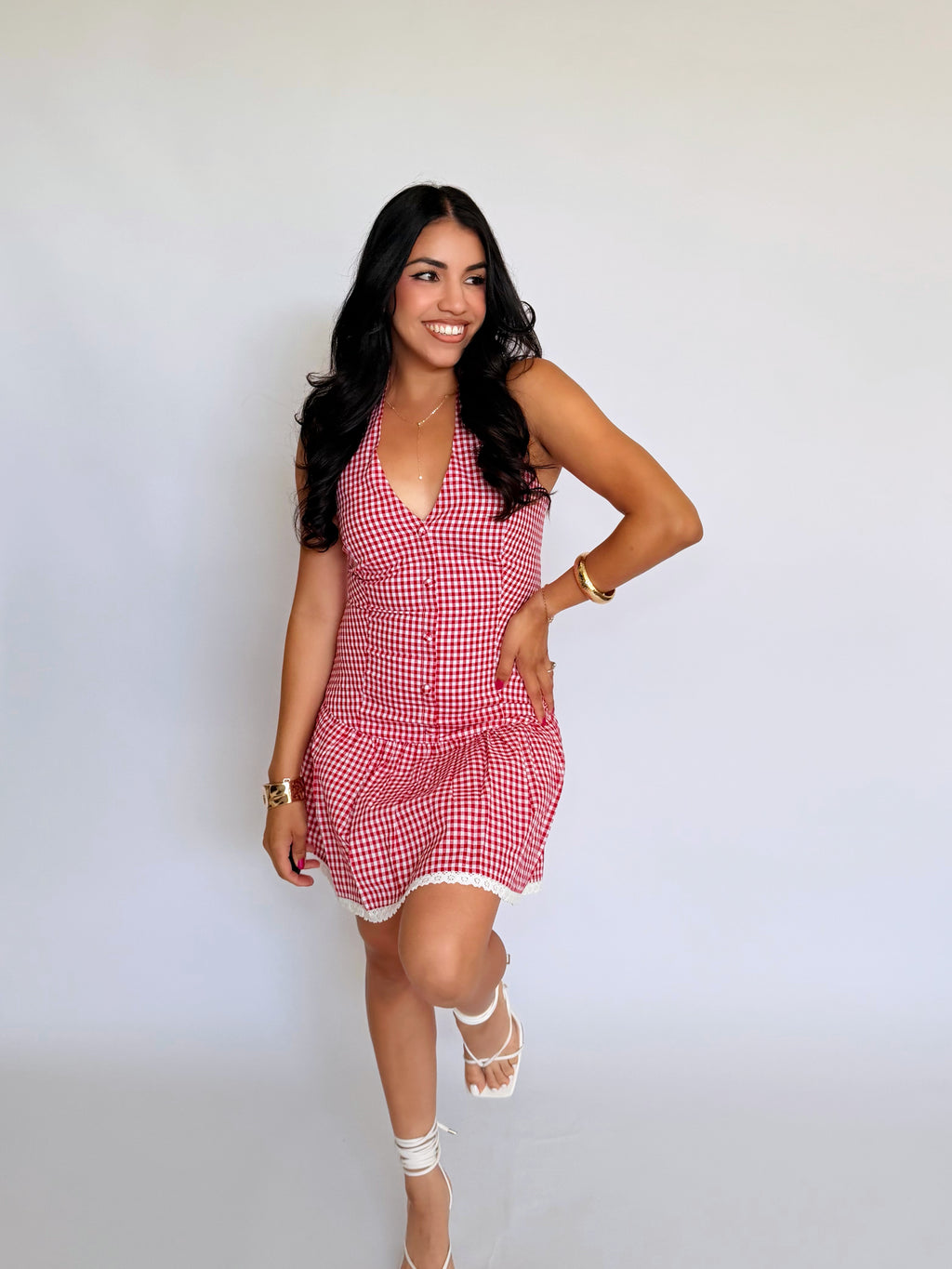 Strawberry Picnic Dress