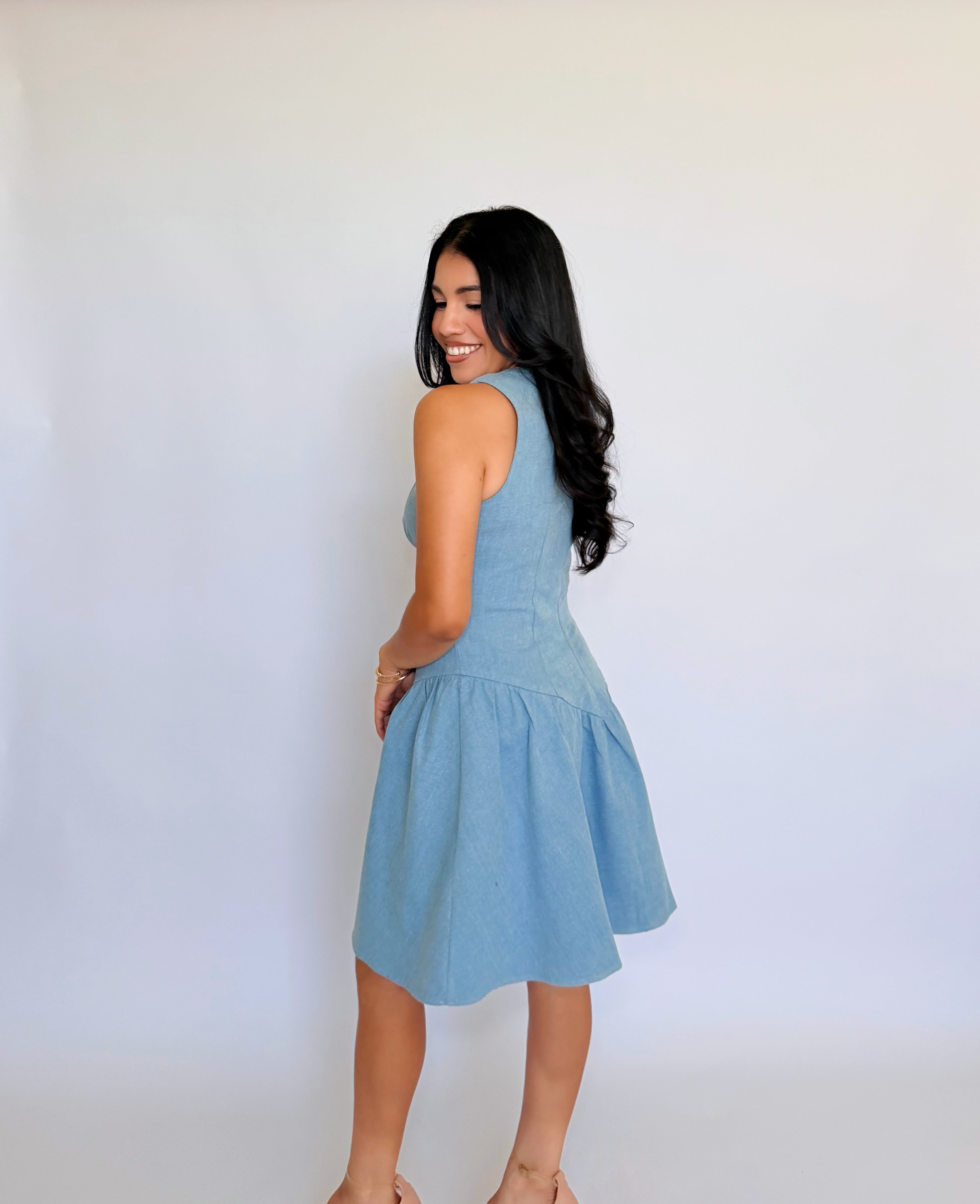 The Sweet Escape Denim Dress