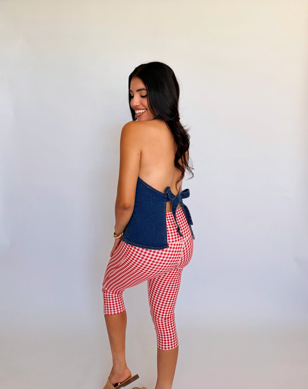 All American Denim Halter